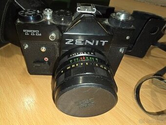 Zenit TTL - Retro zrcadlovka na kinofilm s originál brašnou - 1