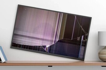 20x LCD / LED TV s prasklým panelem na náhradní díly