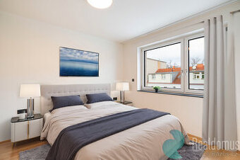 Pronájem nadstandardního bytu 2+kk, 55,2 m² , B. Smetany, Če
