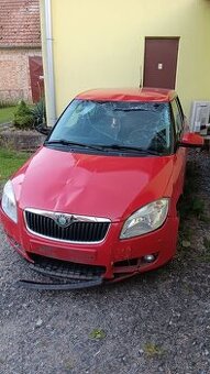 Škoda Fabia II bouraná, na náhradní díly