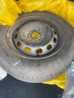 Plechové disky 15” 5x108 a letní pneu 195/65/R15