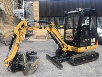 Prodám minibagr |Caterpillar•301.7D|+3x lžíce,18.5HP,840mth