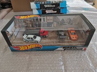 Hot Wheels Diorama Rychle a zběsile