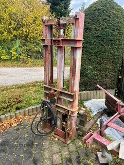 Vidle za traktor - radlice - naviják