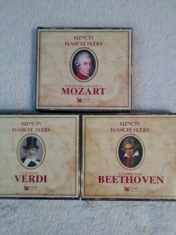 3 CD Klenoty klasické hudby, L.V.Beethoven, G.Verdi,...