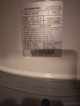 Prodám použitý plynový ohřívač vody