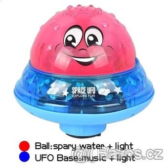 Nobo Kids Ufo fontána která chrlí vodu+světlo+zvuk