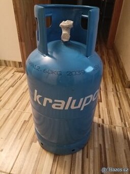 PB láhev/ bomba 10 kg ČISTÝ PROPAN PLNÁ ZAPLOMBOVANÁ