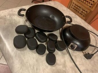 Lávové masážní kameny + elektrický ohřívač – Olomouc