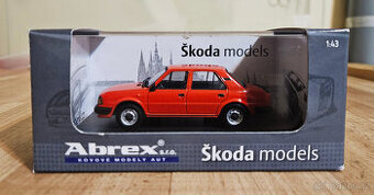 Abrex 1:43 Škoda 120L červená šípková 1.edice