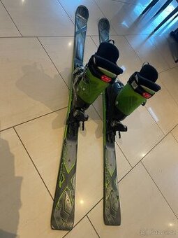 Lyže AMP STRYKER K2 165cm a boty ROSSIGNOL 43