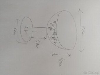 Broušené skleničky