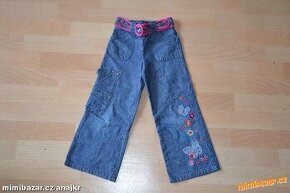 Dětské dívčí kalhoty - rifle