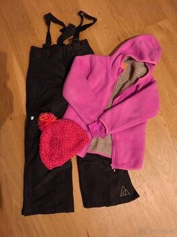 Oteplováky a tlustá mikina vel. 122/128