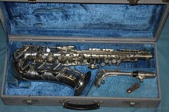 zachovalý altový saxofn Amati Kraslice Super Classic