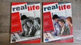 Učebnice a pracovní sešit AJ real life pre-intermediate
