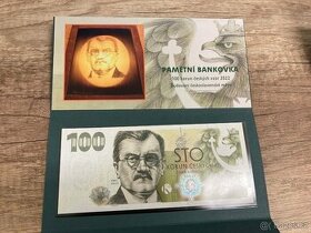 Pamětní bankovka – Karel Engliš 100 Kč