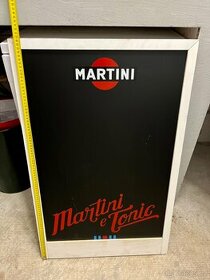 Reklamní cedule na zeď Martini