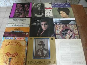 LP Klasická hudba 15ks Opery, Operety, Sbory, zpěv