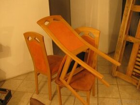 Židle z masívu 3 x