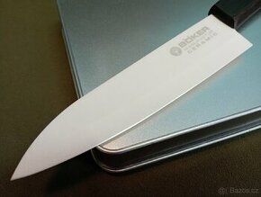 Keramický nůž Böker, čepel 15,5 cm, střenka dřevo, ... - 1