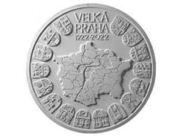 Stříbrná 10 000 Kč ke 100. výročí založení Velké Prahy