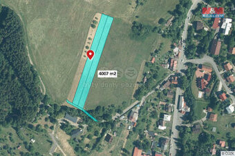 Prodej pozemku k bydlení, 4007 m², Vsetín