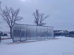 Prodám plechovou halu,garáž, sklad , přístřešek 13m krát 7m