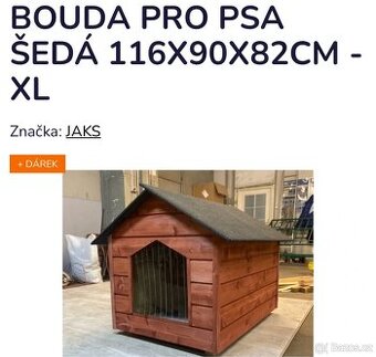 Zahradní dřevěná bouda pro psa, úplně nová, nerozbalená