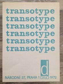 Písmenka transotype - 1