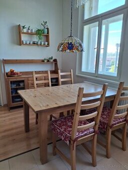 Rozkládací kuchyňský stůl IKEA STORNÄS a židle