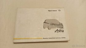 Opel ASTRA G - český návod k obsluze příručka (1998-2/2004)