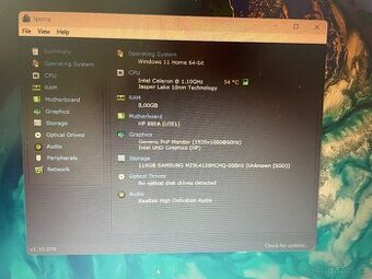 HP notebook v zaruce