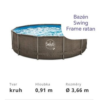 Prodám bazén Swing Frame