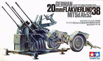 20mm Flakvierling 38 mit Sd.Ah. 52 | Tamiya | 35091 | 1:35