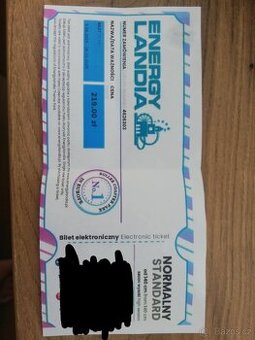Energylandia 2x vstupné