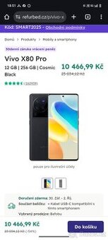 Vivo x80 pro 256gb výměna
