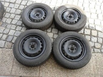 ZIMNÍ PNEU + DISKY FIAT 14" , 165/70R14