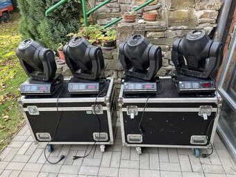 4x Futurelight MH660 spot + 2x case