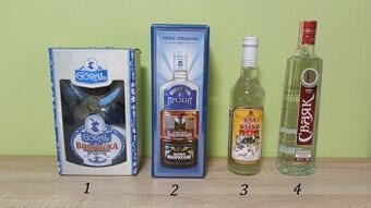 VODKA, BOROVIČKA