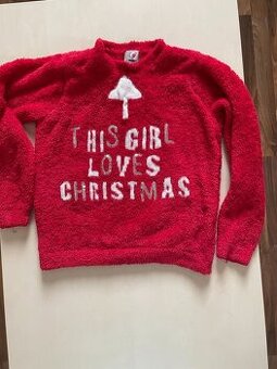Vánoční plyšový svetr, vel neuvedena cca S, George