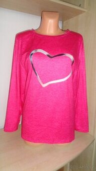Růžové triko NOVÉ vel.48-50