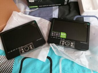 Přenosný DVD přehrávač MUSE do auta – 2 obrazovky