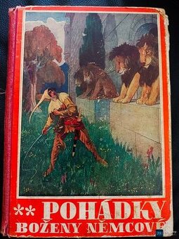 Kniha POHÁDKY BOŽENY NĚMCOVÉ rok vydání 1947, cca 200 stran,