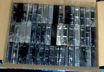 Prodám 50 ks starších nahraných kazet, MC, normal i CrO2