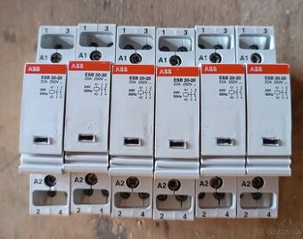 Relé ABB ESB 20-20 cívka 24V DC nové