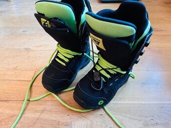 SNB boty Gravity, vel. 34, Micro Bla/Lime