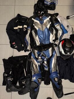 Prodám pouze v kompletu oblečení pro motorkáře.