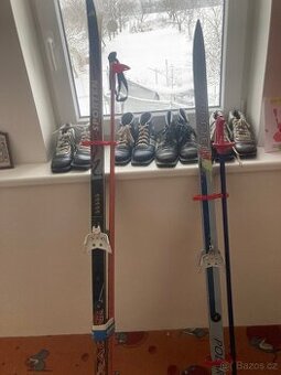 Prodám běžky Sporten a k nim boty Botas