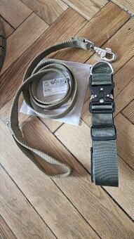 Taktický obojek velikost XL + vodítko 1,5M ( NOVÉ)